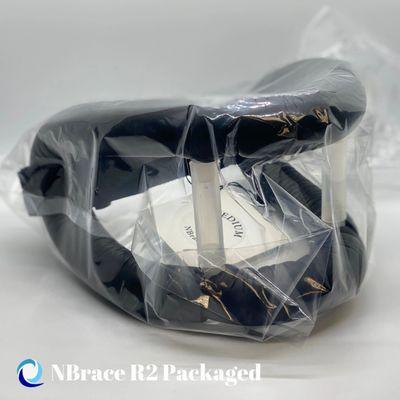 NBrace R2 comes packaged in a clear sealed bag. Maris Health cleans and disinfects all NBraces prior to packaging.