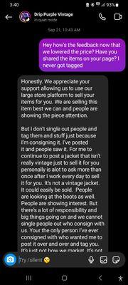 I never asked him to single me out. I simply followed up with what HE told me he would do. He never posted a story which is why he ranted.