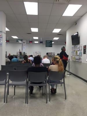 I'm in the 3rd circle of hell here at the DMV.