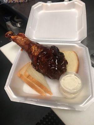 BBQ FRIED TURKEY LEG