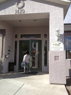 entrance into clubhouse