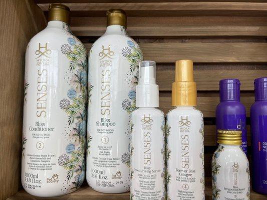 Spa treatment shampoo and conditioners