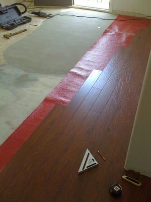 Laminate flooring