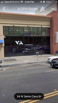 Front of VTA Customer Service Center Via Google Maps Street View