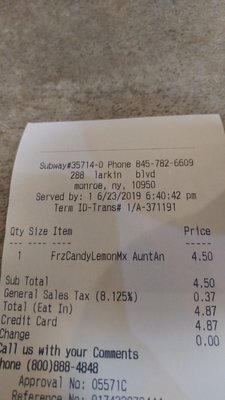 I order 1 FrzMix from this place and they charge me over price. I asked why charged me that much? said this item dont have in menu.