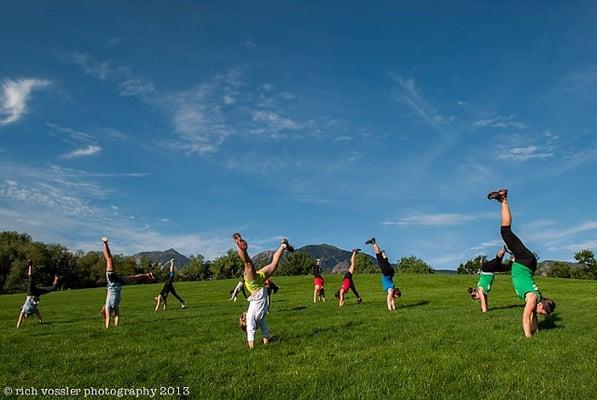 Cartwheeling Fun!