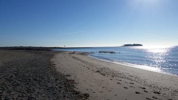 The private beach we went to