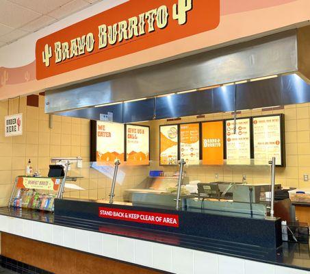 Store Front for Bravo Burrito