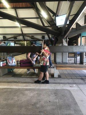 The lady who met us outside baggage claim