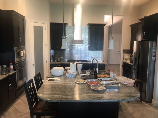 Nice granite in the kitchen at Connerton Estates, Land O Lakes, North Tampa