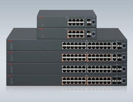 The Avaya line of Ethernet routing and switches