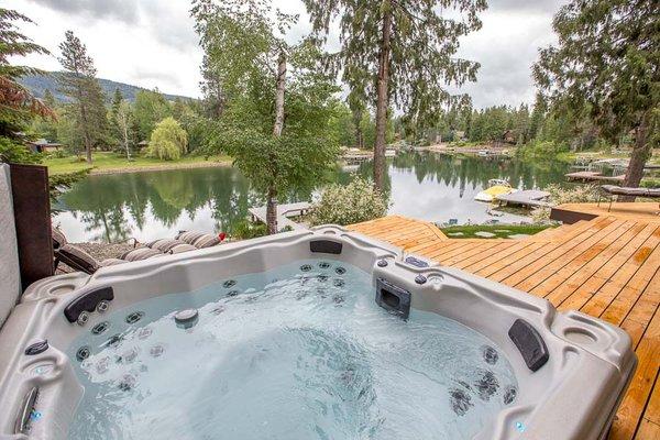 Private hot tubs