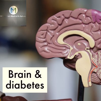 Brain is affected by diabetes pay attention so as to not have dementia