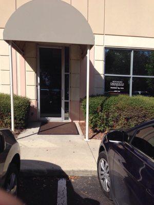 Entrance to the building. Dr Ng's office is the first door to the right.