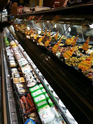 The deli section feels like it's a mile long