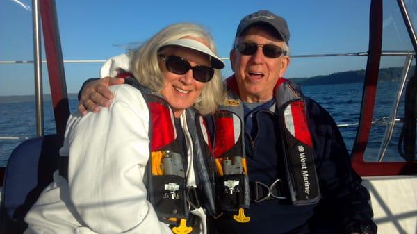 We took them out for an afternoon on the water.  Beautiful Whidbey Island Oak Harbor.