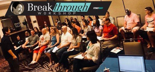 The amazing "Breakthrough Workshop" will blow your mind.