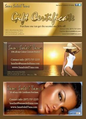 We now offer Sans Soleil Custom Spray Tans for our Ballroom Dance students & competition ballroom dancers.