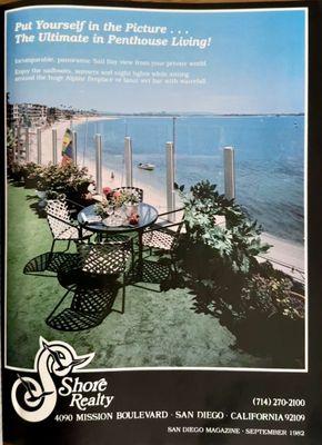 Advert from San Diego Magazine September 1982. Not sure there open any more...