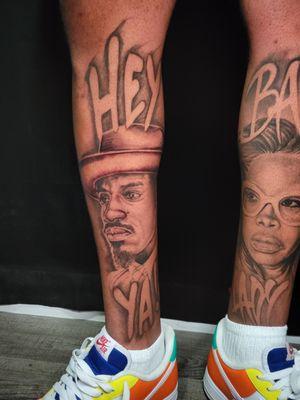 #Andre3000 #andrebenjamin #erykahbadu #baduism #legtattoos #gettattooed