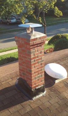 New chimney built.