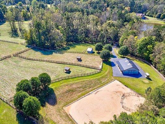 5101 Spainhour Mill Road Tobaccooville, NC 43 Acre Horse Farm