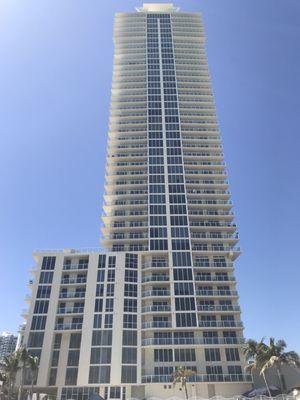 Building from the beach side