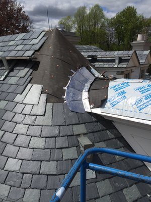 Slate roof