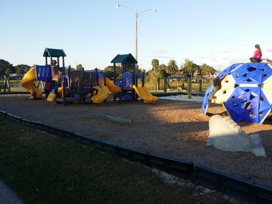 View of the playground from the South side