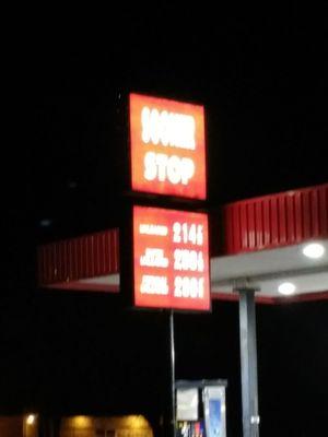 Irony: gas is $2.14 on 2/14/18.