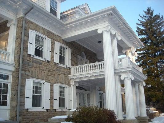 Stately exterior restoration, Chaddsford, PA