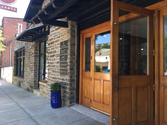 The entrance to Balance Chestnut Hill, where my acupuncturist, Chad Bong, holds his practice. It's a lovely building and atmosphere.