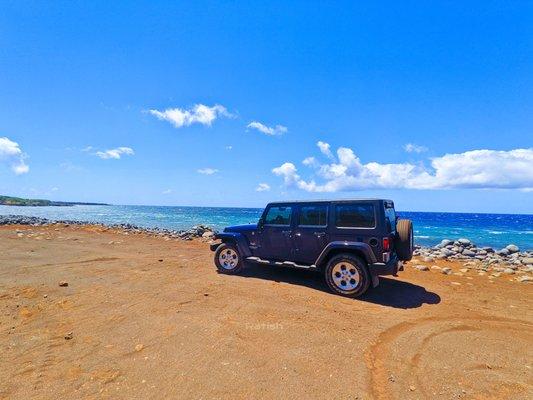 Offroad location off piilani highway