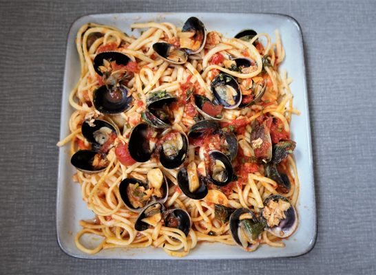 Linguine with clam sauce - wonderful