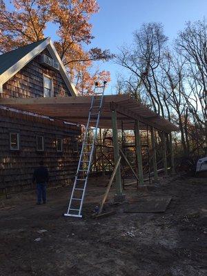 Framing garage