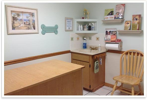 East Bay Animal Hospital - small companion animal exam room