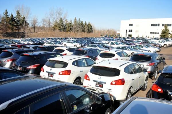 Back lot at Wayzata Nissan