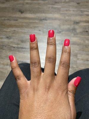 No chip (shellac) manicure for $30.