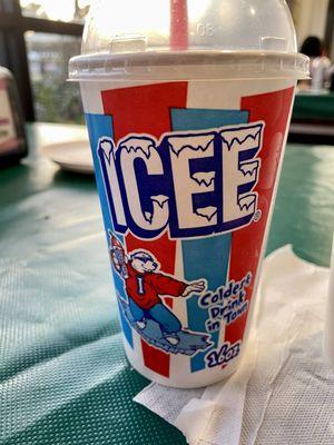 Piña colada icee