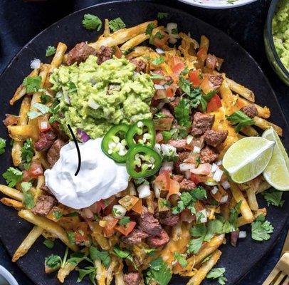 Loaded Carne Asada fries