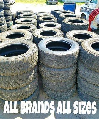 ALL BRANDS ALL SIZES AVAILABLE NEW AND USED AT G TOWN TIRES IN GARLAND