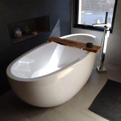 freestanding bathtub installed by Sustainable Plumbing of NC