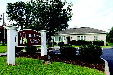 Outside Oakey's Pet Funeral Home & Crematory