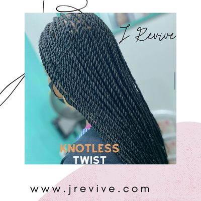 knotless Twist  light weight protective style