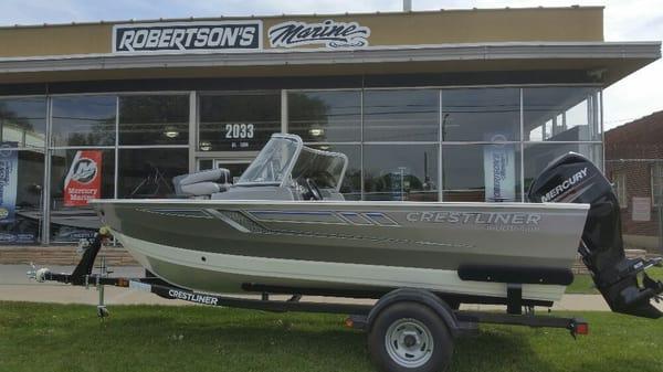 We proudly sell Crestliner and Ranger fishing boats.