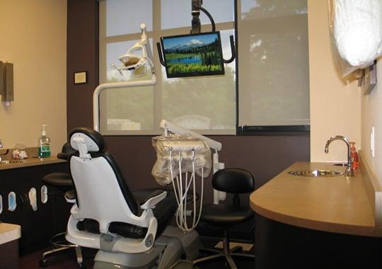 Dental exam room.