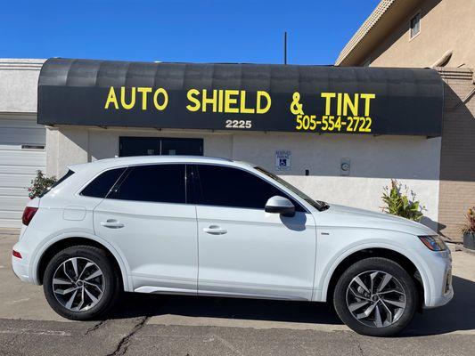 2023 AUDI Q5 TINTED AND PAINT PROTECTION FILM.