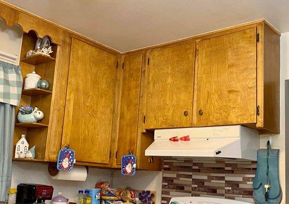 Kitchen with original 1958 cabinets