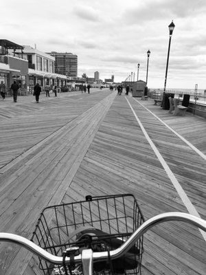 Boardwalk vibes - thanks to Shore Rider (a basket is a must!)