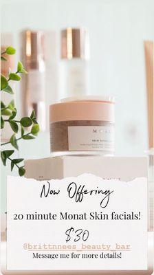 Come in and try my new favorite skin care line!